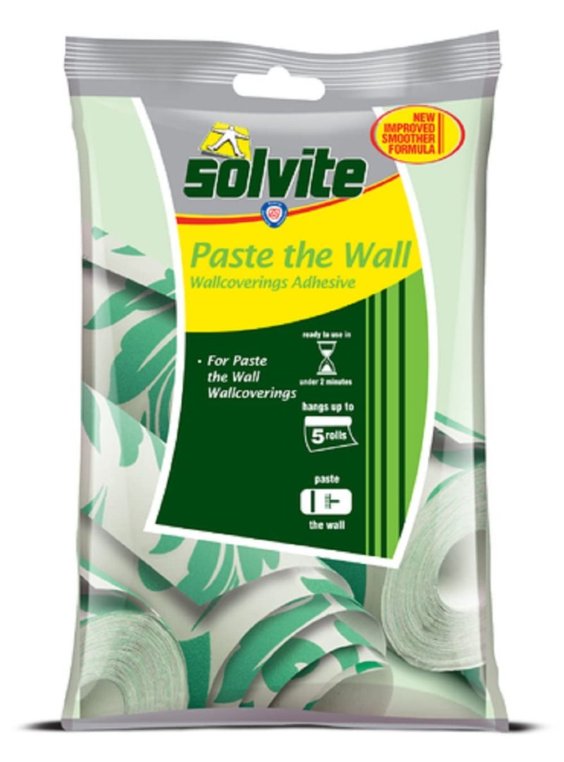 Solvite Paste the Wall 5 Roll Sachet Wallpaper Adhesive Ref 1584707 - Image 1